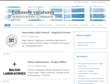 Tablet Screenshot of culturele-vacatures.nl